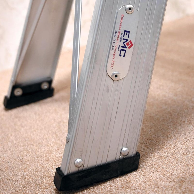 اي ام سي سلم ألومنيوم قابل للطي شديد التحمل من EMC مزود بأقدام مانعة للانزلاق - 3 درجات - Image 3